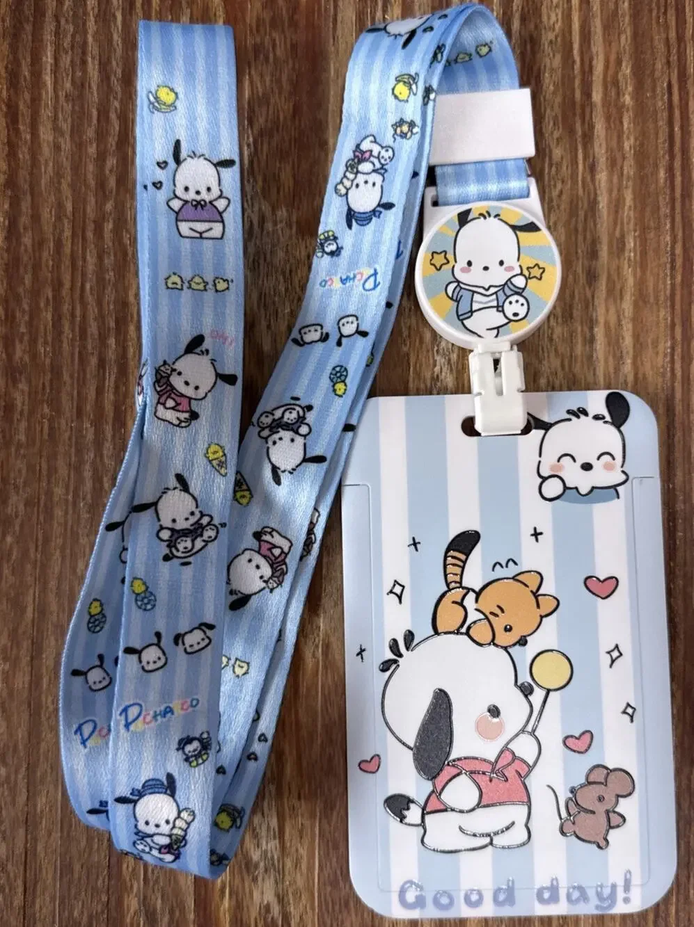 Pochacco Badge ID Holder w/ Lanyard